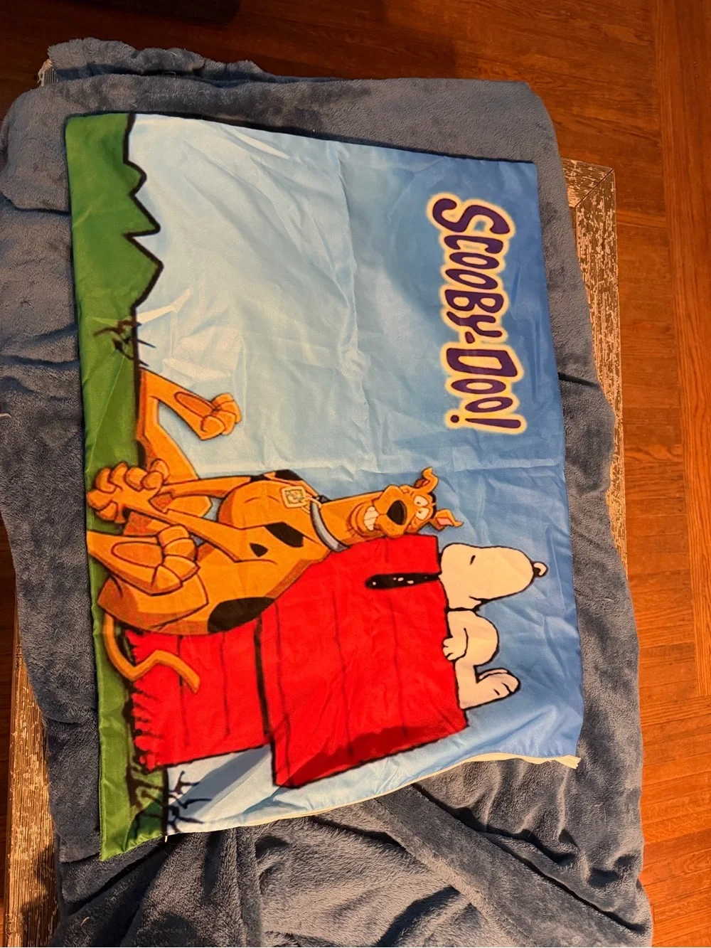 Scooby-Doo & Snoopy Double Sided Standard Pillowcase With Seamless Zip Closure
